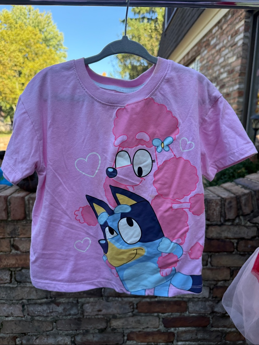 Pink Kids' Short-Sleeve Tee with Cartoon Pals